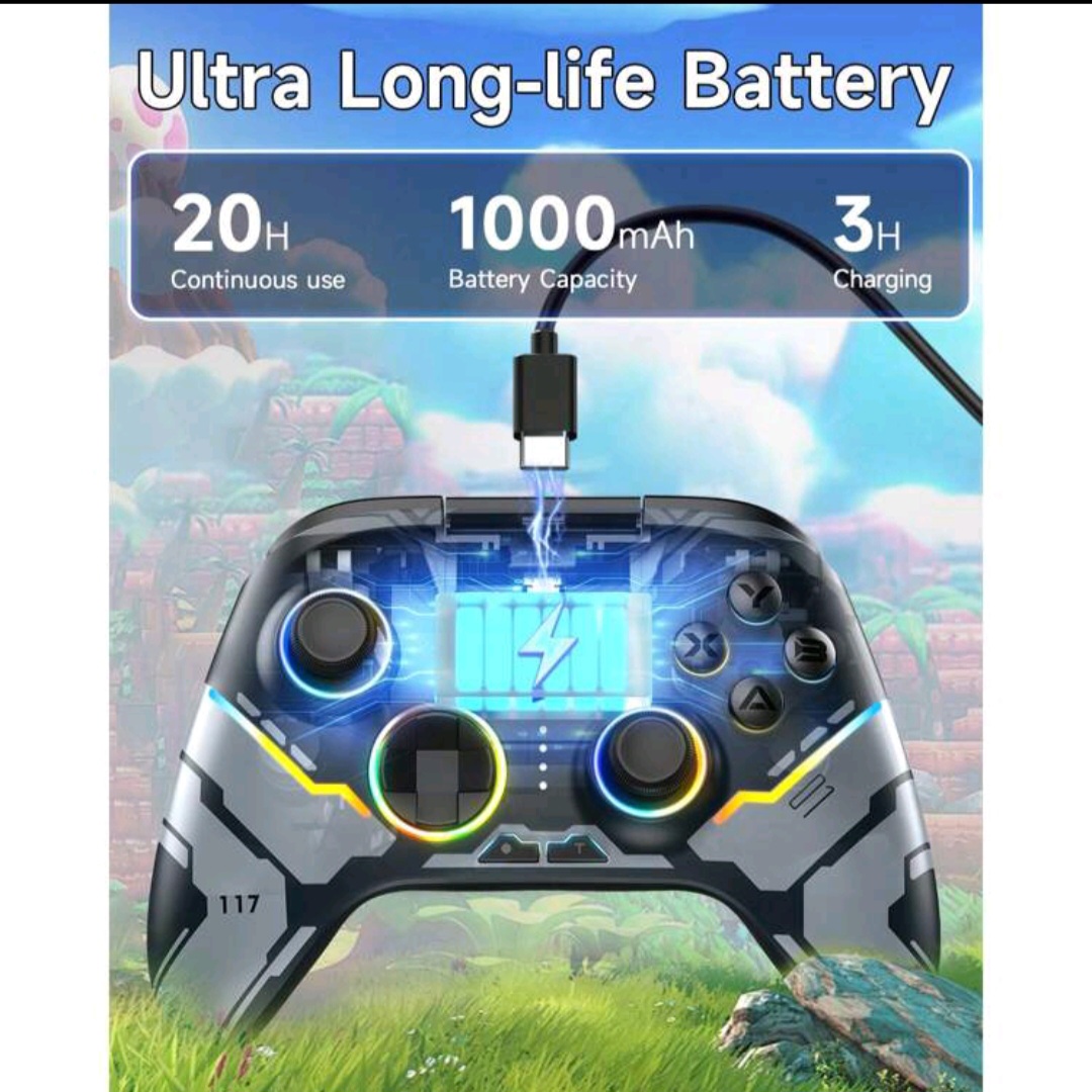 Wireless PC And Multiplatform Gaming Controller